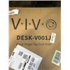 Image 3 : VIVO BLACK SINGLE TOP DESK RISER