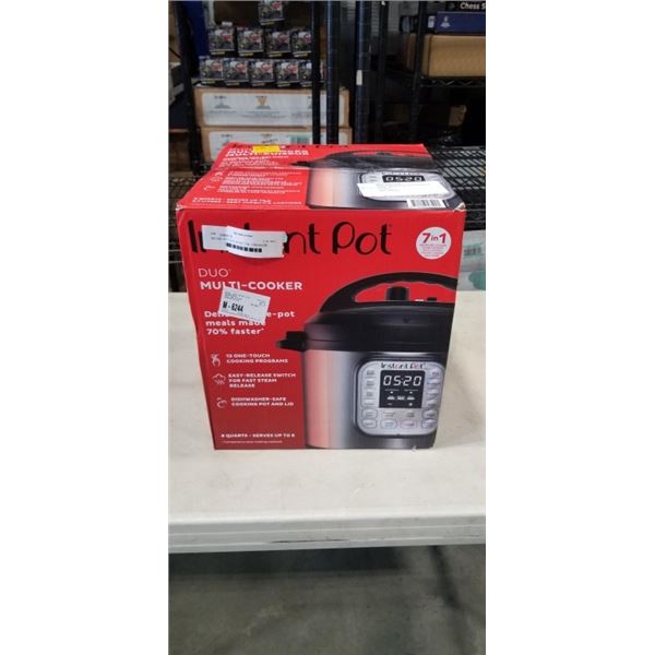 INSTANT POT DUO V5 6QT 7-IN-1 PRESSURE COOKER - TESTED WORKING, RETAIL $159