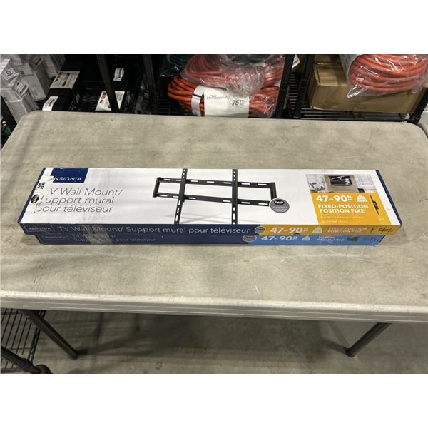 2 INSIGNIA 47-90" TV MOUNTS, FIXED AND TILTING, TOTAL RETAIL $159