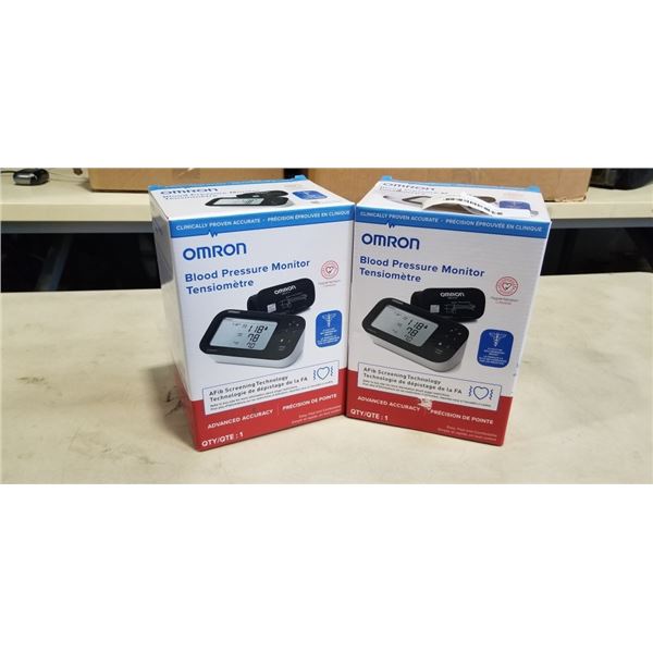 2 OMRON BLOOD PRESSURE MONITORS