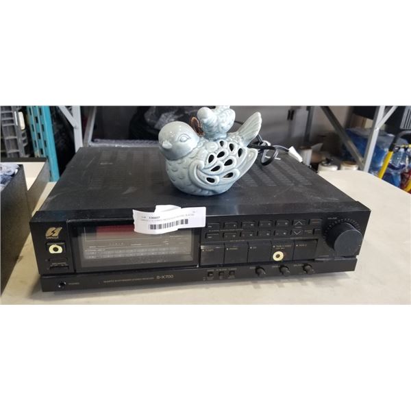 SANSUI STEREO RECEIVER MODEL S-X700 AND LAVENDER FRAGRANCE BIRD