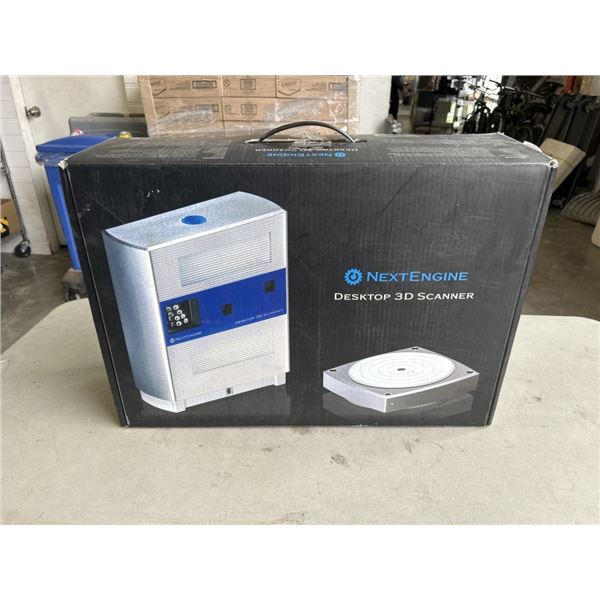 NEXT ENGINE DESKTOP 3D SCANNER. WORKING
