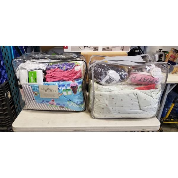 2 BAGS OF BEDDING