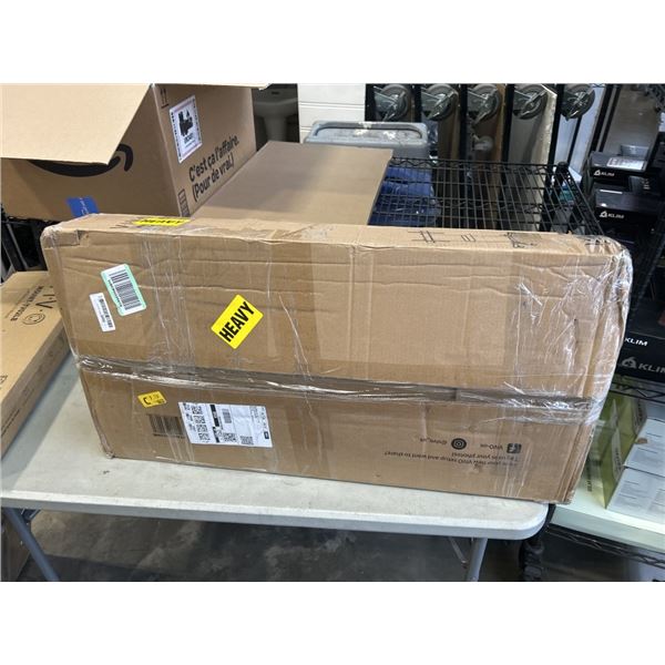 VIVO BLACK MOBILE LARGE TV CART