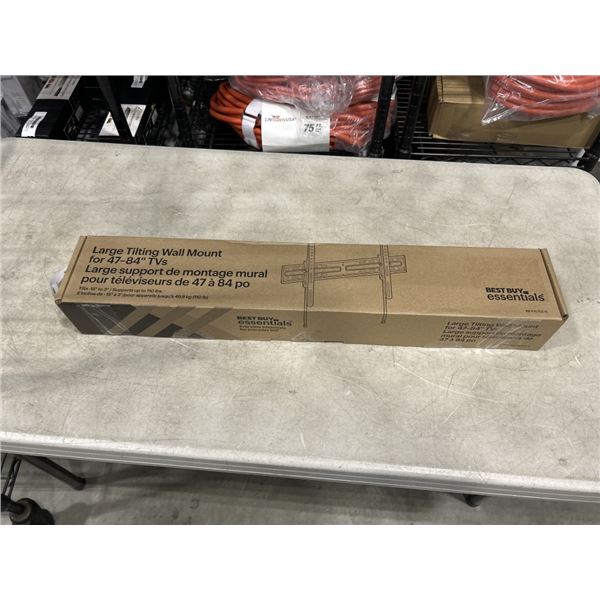 BEST BUY ESSENTIALS 47-84" TILTING TV WALL MOUNT, RETAIL $69