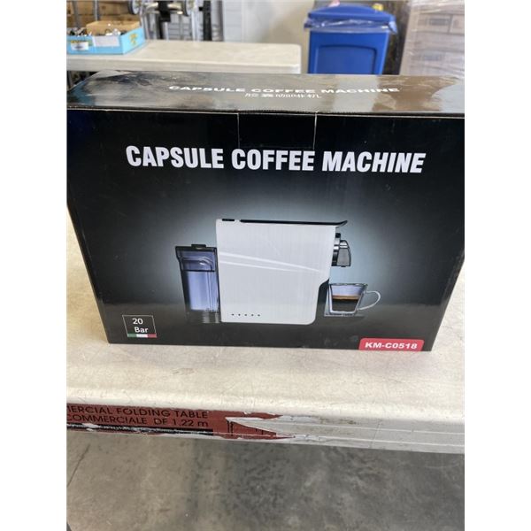 NEW CAPSULE COFFEE MACHINE
