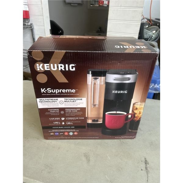KEURIG K SUPREME SINGLE SERVE COFFEE MAKER