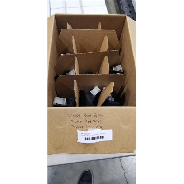 10 NEW CANS OF BEAR SPRAY, EXPIRIES 2029 / 2030