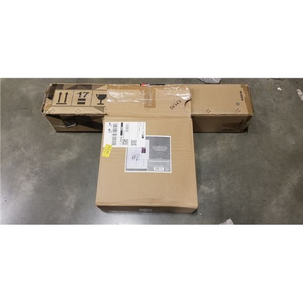 NEW NOMA 3FT PRE LIT TREE AND BOX OF TREE DECOR