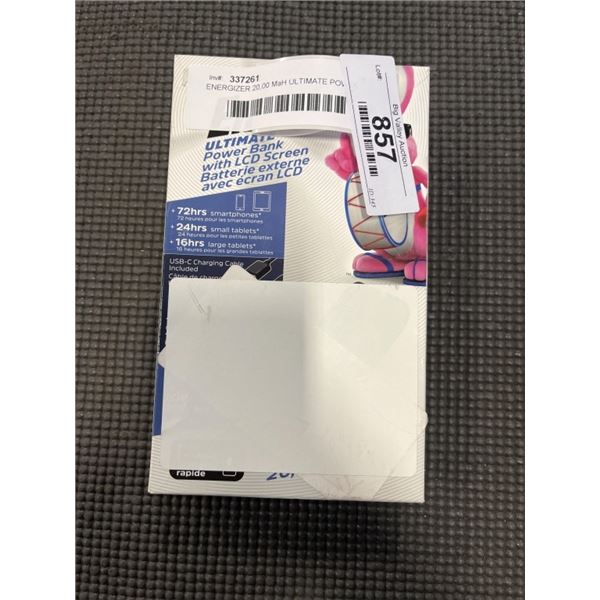 ENERGIZER 20,00 MaH ULTIMATE POWER BANK