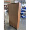 Image 5 : TEAK BOOK SHELF W/ BASE DOORS