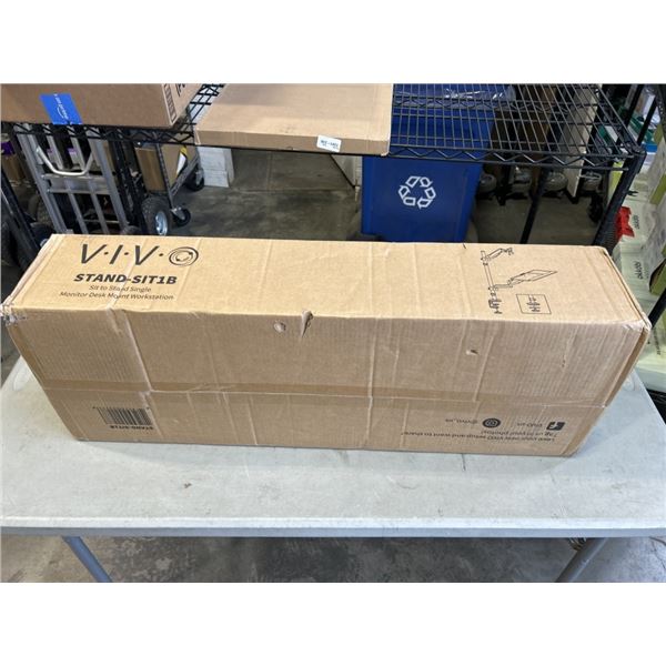 VIVO SIT TO STANDSINGLE MONITOR DESK MOUNT WORKSTATION