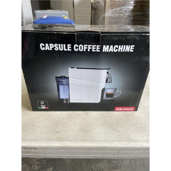 AS NEW CAPSULE COFFEE MACHINE