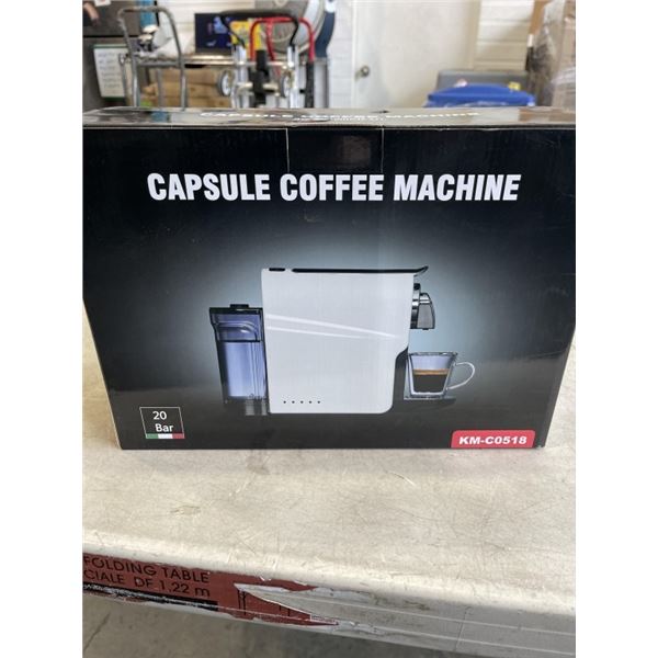 NEW CAPSULE COFFEE MACHINE