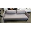 Image 1 : GREY FABRIC PULL OUT SLEEPER SOFA