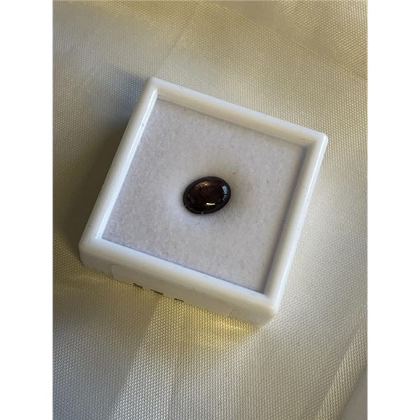 NEW 3.5 CT NATURAL STAR RUBY GEMSTONE, UNTREATED, OVAL CABOCHON - RETAIL $700