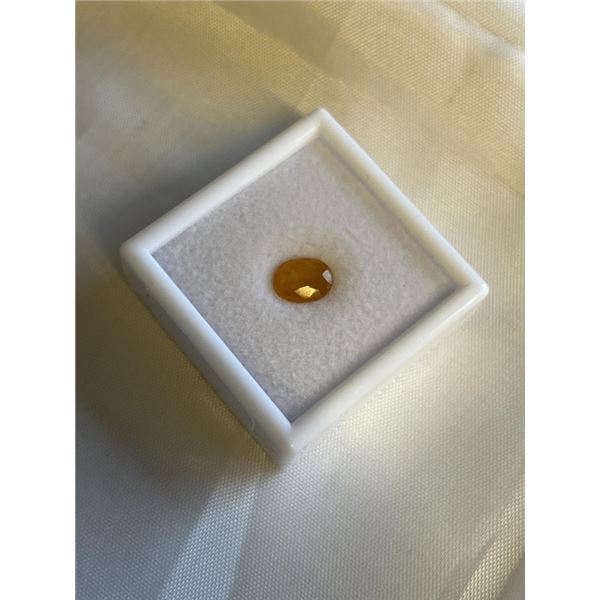 NEW 3.1CT NATURAL YELLOW SAPPHIRE GEMSTONE, UNTREATED, OVAL CUT - RETAIL $675