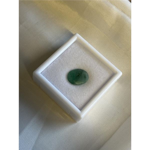 NEW 5.7CT NATURAL EMERALD GEMSTONE, UNTREATED, OVAL CUT - RETAIL $1600