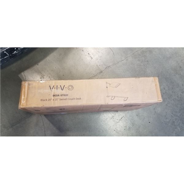 VIVO BLACK 20" X 15" SWIVEL COUCH DESK
