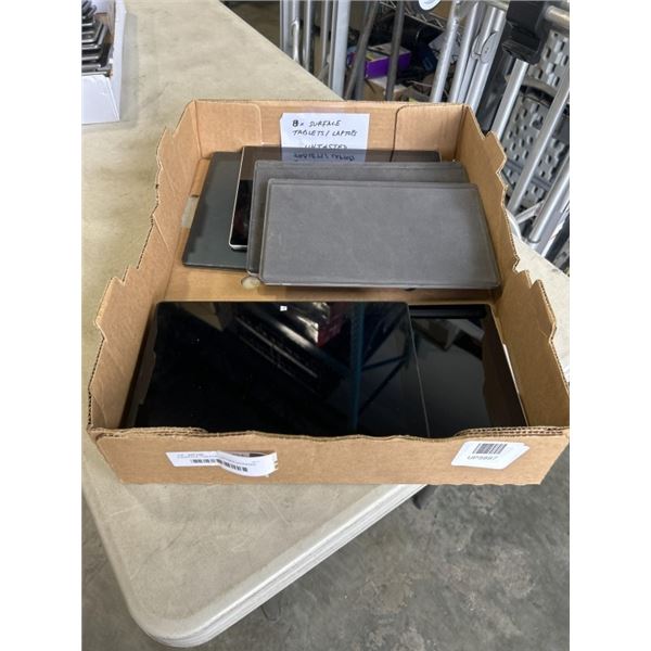 8 SURFACE TABLETS/ LAPTOPS UNTESTED