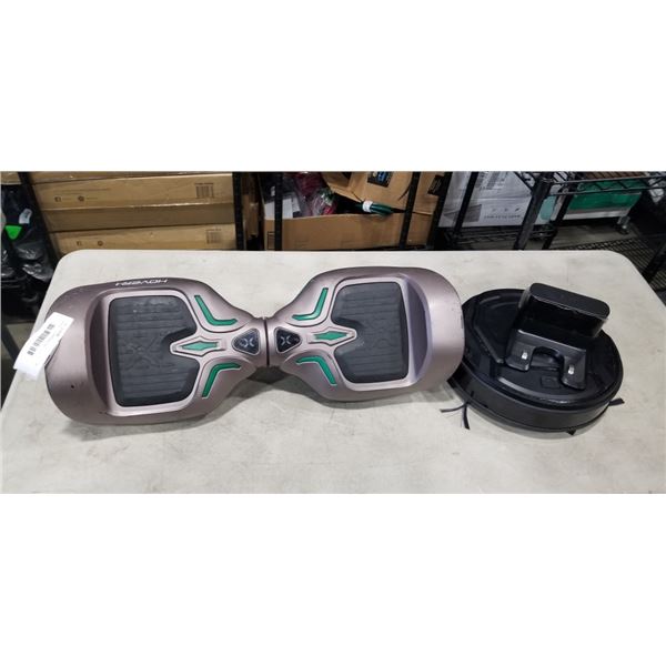 HOVER 1 RANGER ELECTRIC SELF BALANCING SCOOTER AND LEFANT ROTOTIC VACUUM CLEANER MODEL M210P
