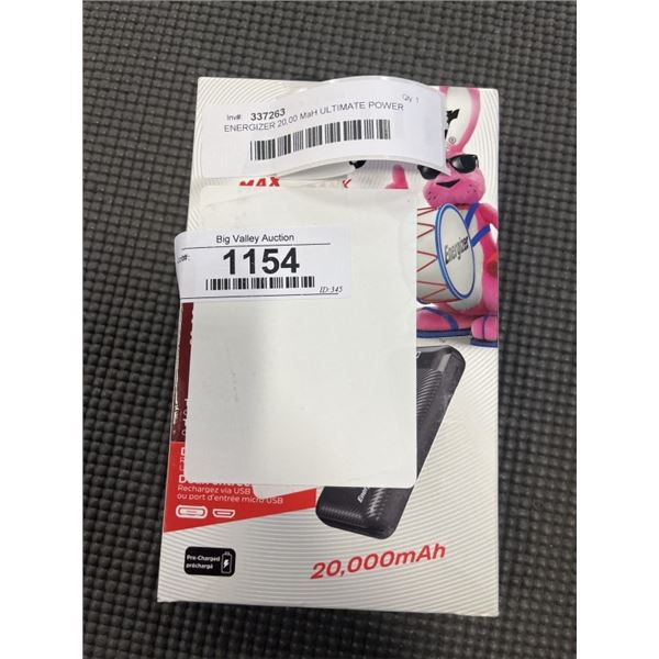 ENERGIZER 20,00 MaH ULTIMATE POWER BANK
