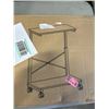 Image 2 : VIVO BLACK ADJUSTABLE PC CART WITH STORAGE