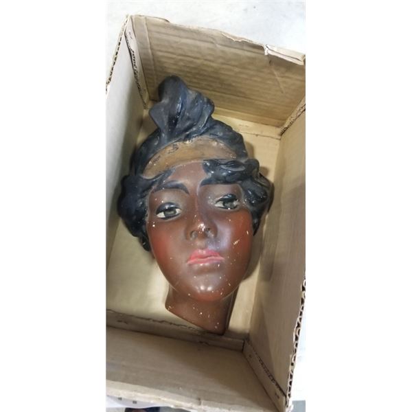 VINTAGE WALL MASK PLAQUE
