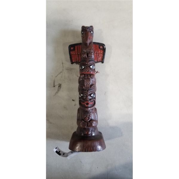 RAVEN, BEAVER, AND TSONOQUA CRAFTED AND COPYWRITE BY SHAMANS, BC CANADA , 12.5 INCH TALL