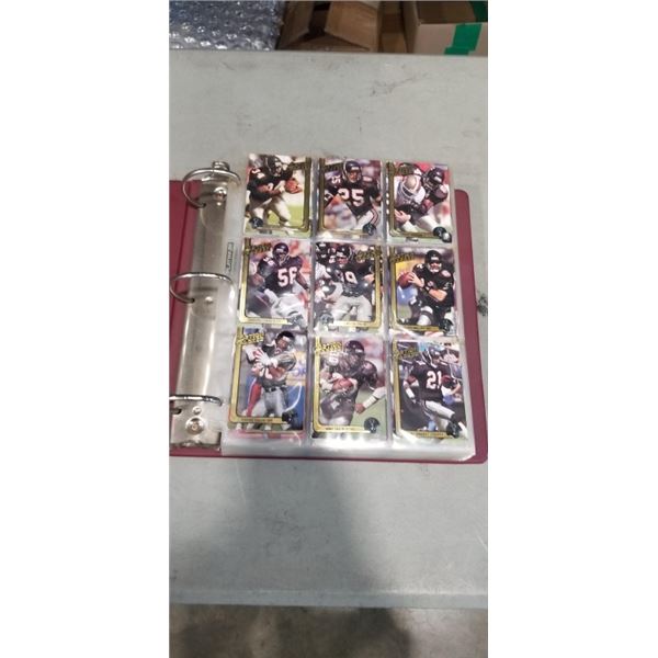 BINDER OF FOOTBALL CARDS