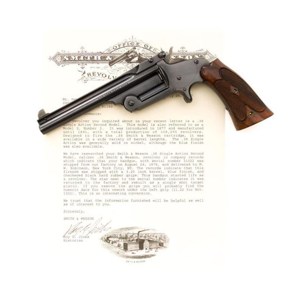 Unusual Smith & Wesson Single Action 2nd Model Revolver