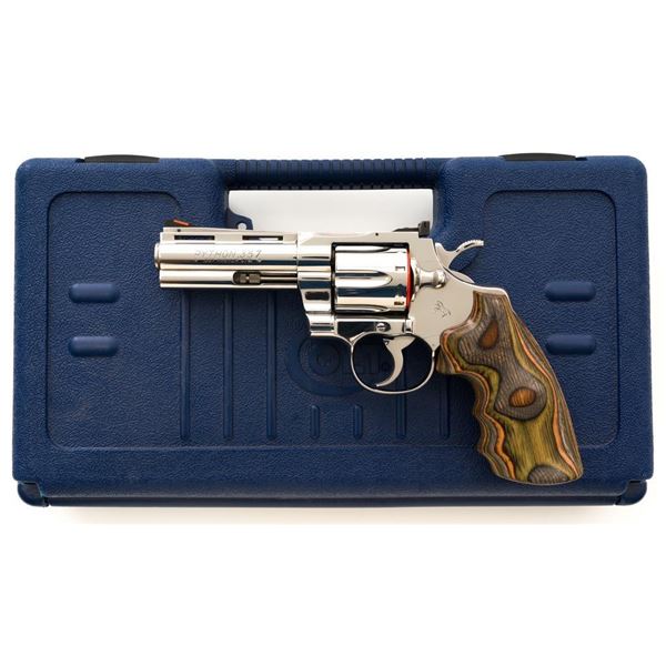 Colt Python Bright Stainless Steel Double Action Revolver