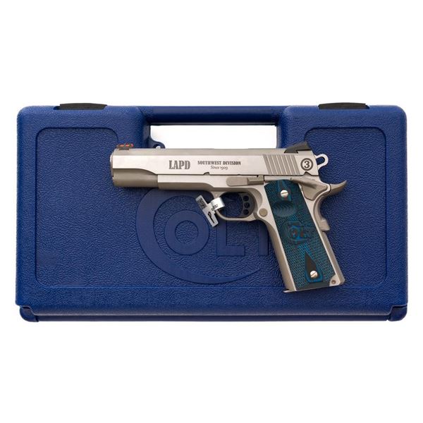 Special Order LAPD Southwest Division Colt Series 70 Government Model 0 Semi-Automatic Pistol
