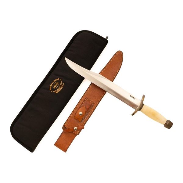 Randall Model 12 Raymond Thorp Bowie Knife with Sheath