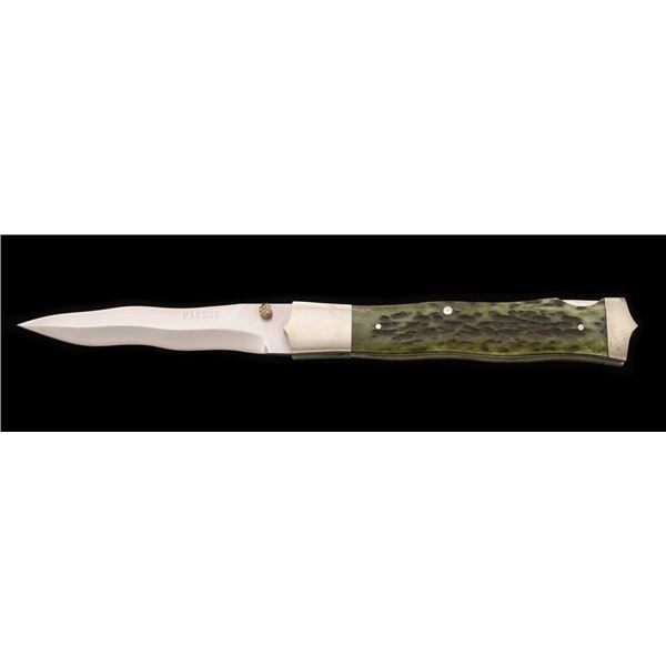 Custom Kris Liner Lock Folding Knife by Mel Pardue