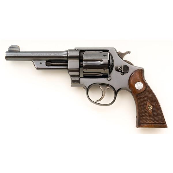 Factory Refinished Smith & Wesson .44 Hand Ejector 1st Model Triple Lock Revolver