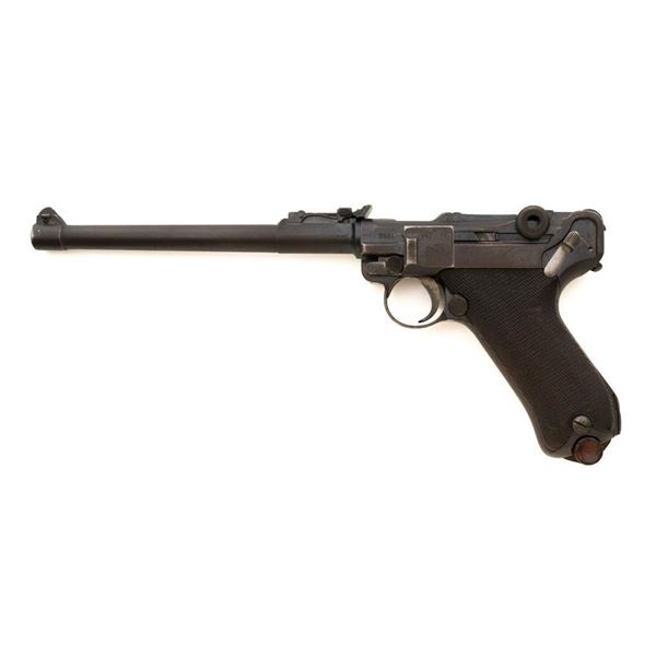 WWI Unit Marked 1914 Erfurt Artillery Luger Semi-Automatic Pistol