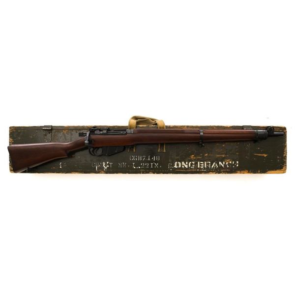 Outstanding Canadian Long Branch C No. 7 MK I Bolt Action Training Rifle with Wooden Transport Chest