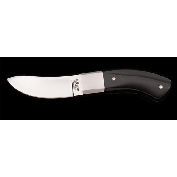 Custom Fixed Blade Skinning Knife by Devon (Butch) Beaver of New River
