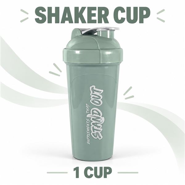 NEW STAND OUT SHAKER CUP