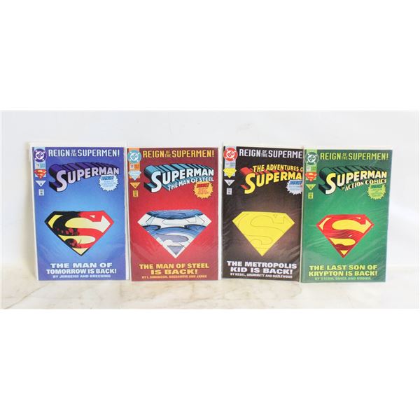 REIGN OF SUPERMEN COMIC LOT
