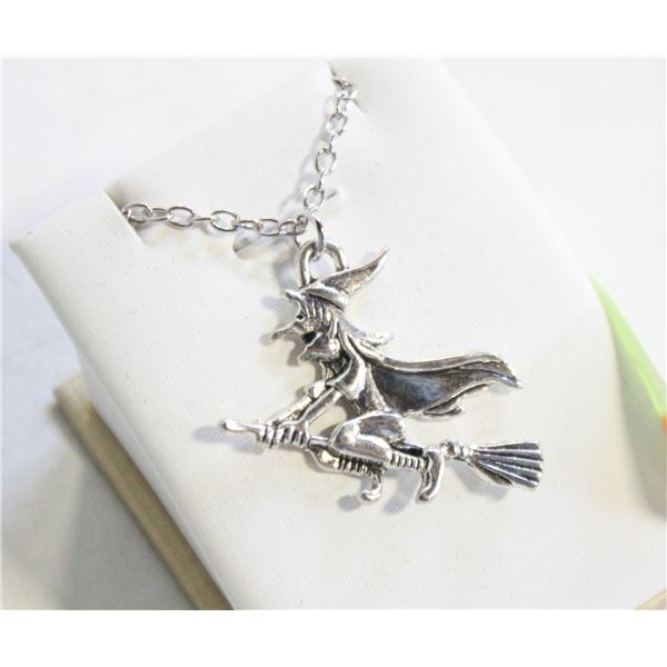 NEW HALLOWEEN WITCH NECKLACE