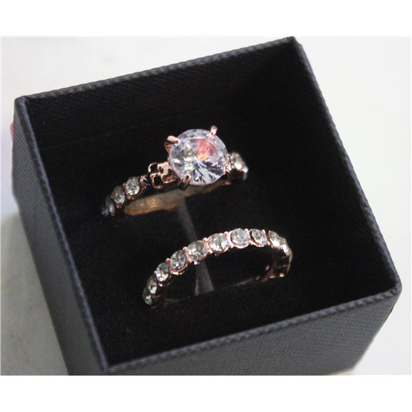 ESTATE 2PCS/SET RING SET SZ8