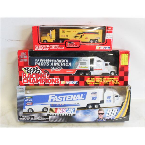 NASCAR DIE-CAST SEMI-TRUCKS