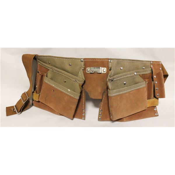 SUEDE ADJUSTABLE TOOL BELT