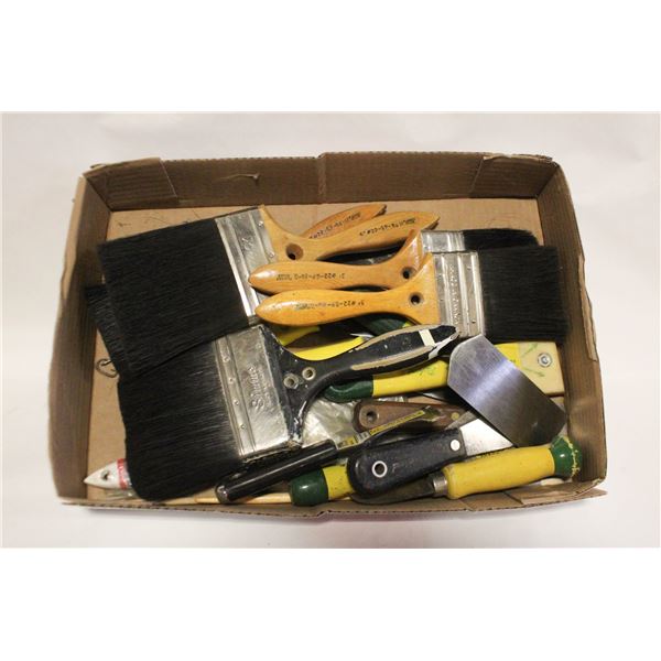 PAINTING TOOLS & SUPPLIES ASSORTED