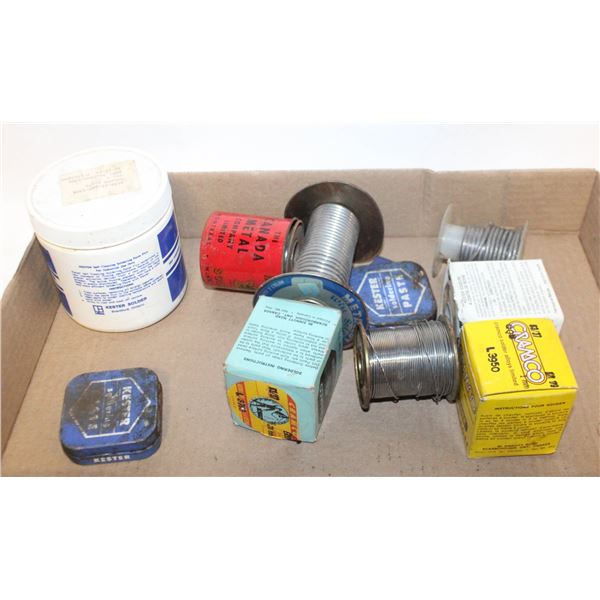 SOLDERING MATERIALS/SUPPLIES ASSORTED