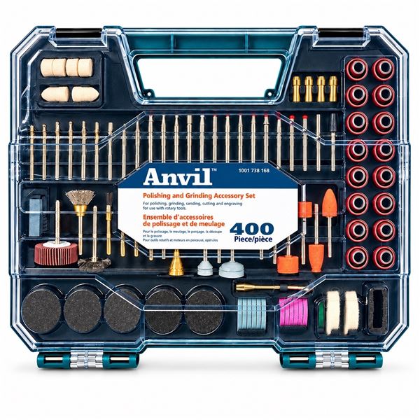 NEW ANVIL 400PC POLISHING & GRINDING SET