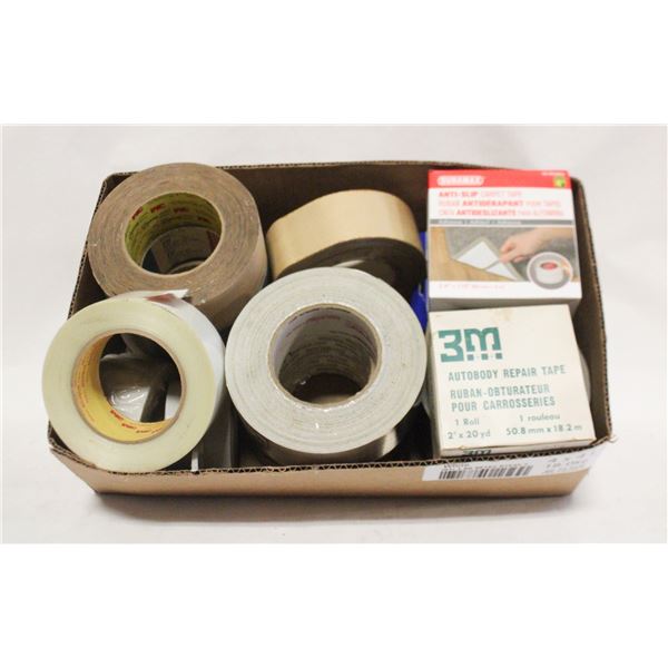 TAPE ROLLS- ASSORTED