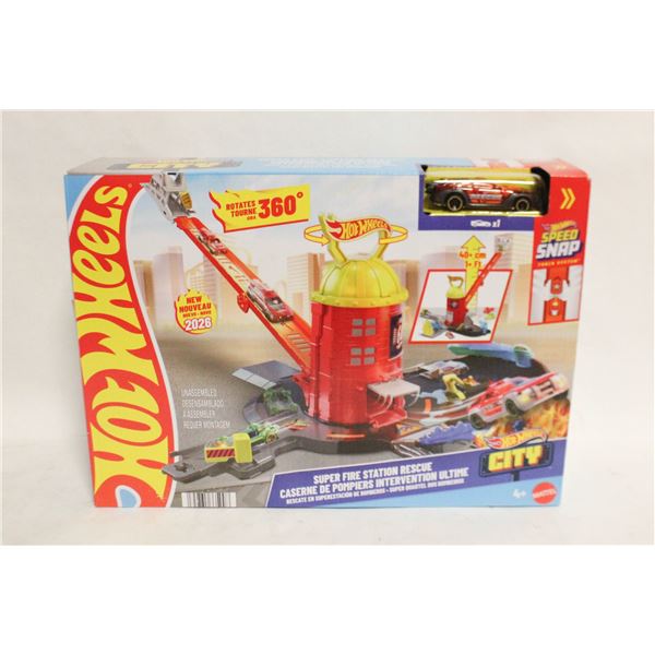 NEW HOTWHEELS SUPER FIRE STATION